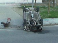 Dos heridos por culpa de una carrera callejera