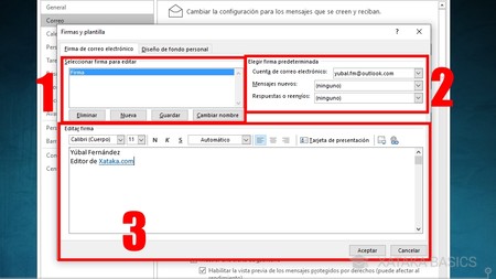 Cómo configurar y agregar una firma en Outlook