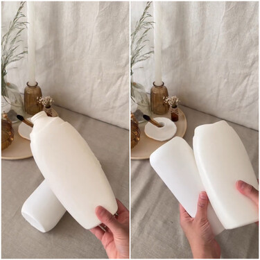 No lo sabía, pero con una botella de detergente y un calcetín viejo puedes hacer tú mismo estos elegantes recipientes para el hogar 