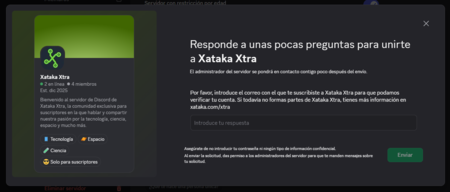 El servidor es de acceso exclusivo para suscriptores | Imagen: Xataka