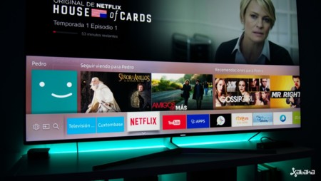 Detalle de la Samsung UE65KS9000