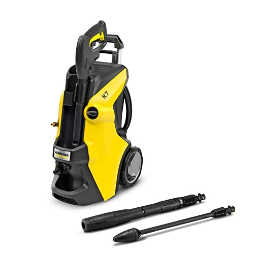 Kärcher, Hidrolimpiadora K 7 Power, Presión 180 bar, Caudal 600 l/h, Rendimiento por superficie 60 m/h, Potencia 3000 W, Con pistola, Boquilla turbo, Lanza pulverizadora, Negro Y Amarillo