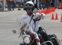 Menos mal que las Harley Davidson no son manejables