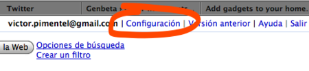 Primero abre la configuración de Gmail