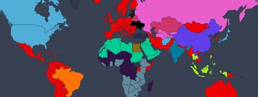 Las plataformas de streaming líderes en cada país, representadas en un fabuloso mapa
