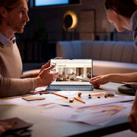 Tablet potente con Android y pantalla OLED. Incluye teclado con trackpad para usarla como laptop