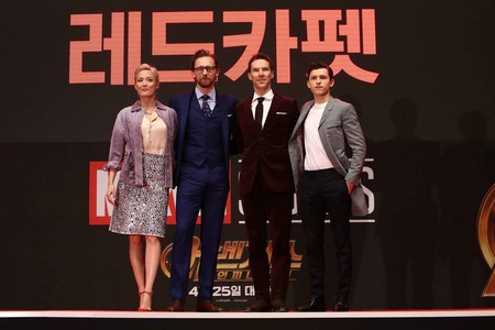 Las estrellas de 'Avengers: Infinity War' dominan la red carpet de la premiere en Korea
