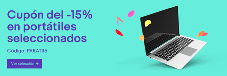 15% de descuento en ordenadores portátiles de eBay con este cupón