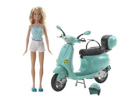 Barbie Vespa Moderna
