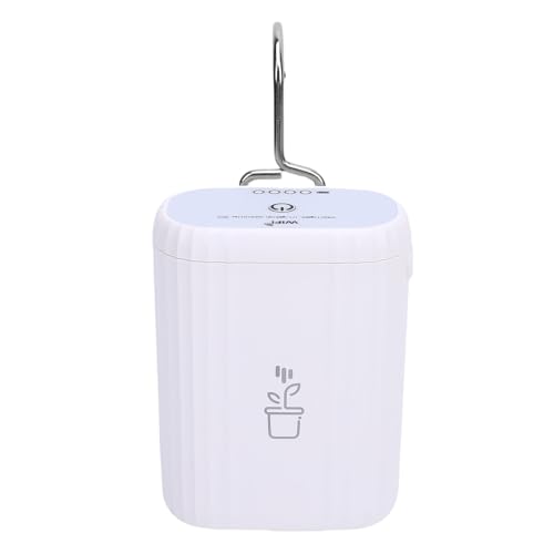 Generic Regadera Automática WiFi para Plantas Kit de Riego por Goteo Inteligente ABS con Aplicación Control Remoto Batería de 1800 MAh 4 Goteros Ajustables para Plantas en Macetas de Interior Cestas