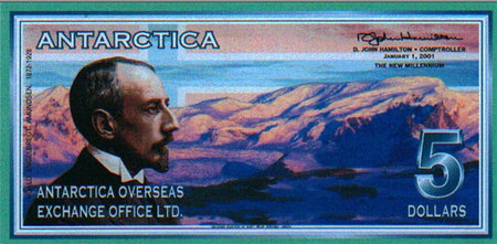 Antartida 5 dolares