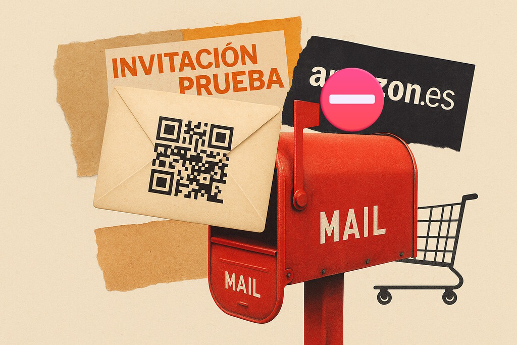 "El buzón físico ya no es un espacio seguro". Porque si encuentras esta carta de Amazon dentro, estás a las puertas de una estafa 