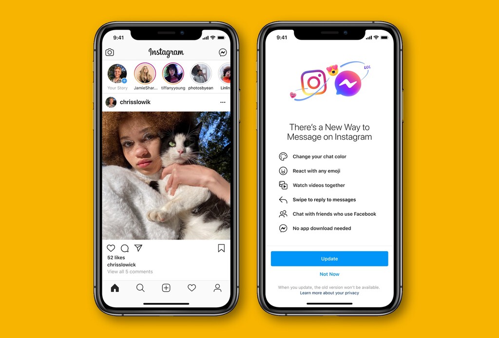 Meta desactivará la posibilidad de chatear entre Instagram y Facebook Messenger 