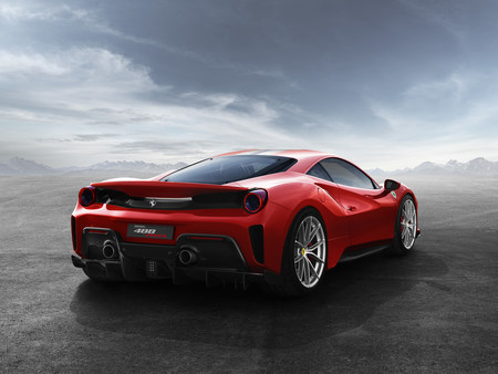 Ferrari 488 Pista trasera