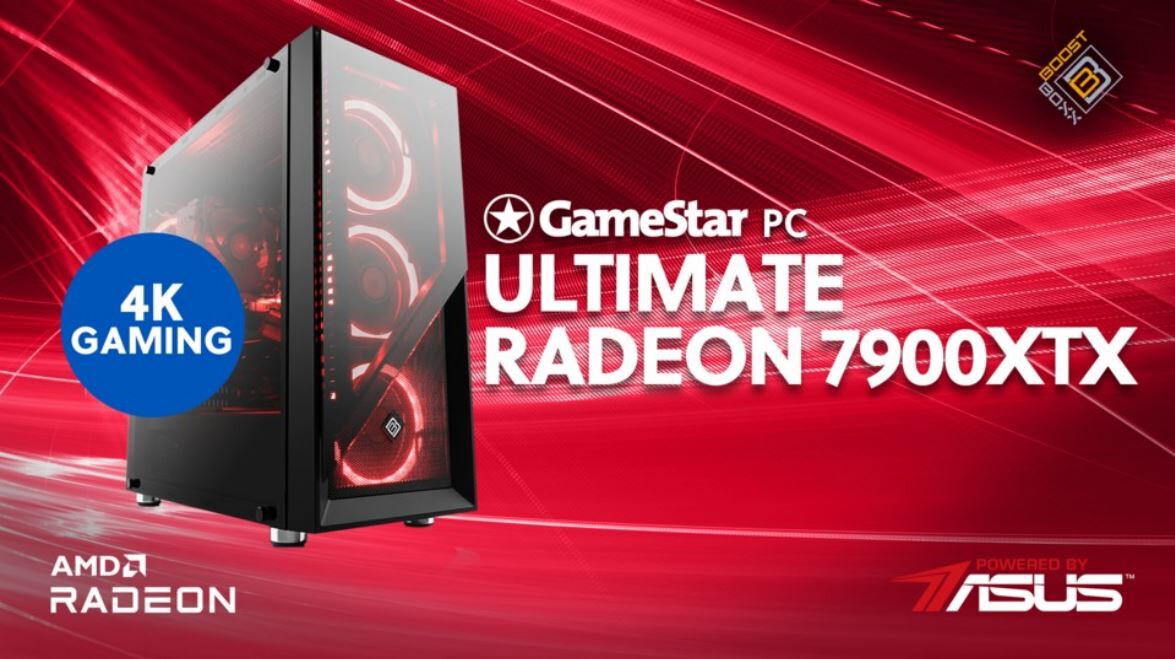 Jugar en 4K con los PC GameStar que integran GPU AMD Radeon RX 7900XTX ...