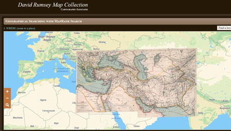 Esta colección de más de 100.000 mapas históricos te permite descargarlos en HD... y visualizarlos superpuestos a mapas actuales