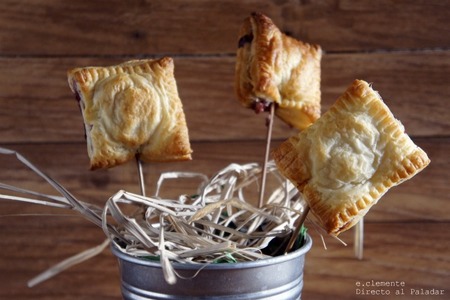 Piruletas de Camembert y frambuesa. Receta