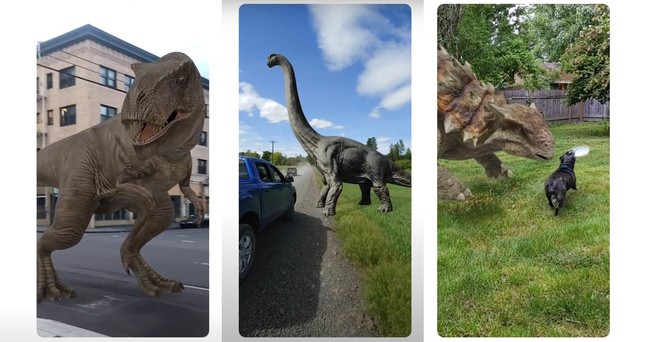 Dinosaurios 3d Google