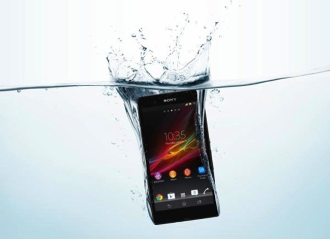 Sony Xperia Z agua