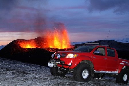 Top Gear Toyota Hilux volcan Islandia