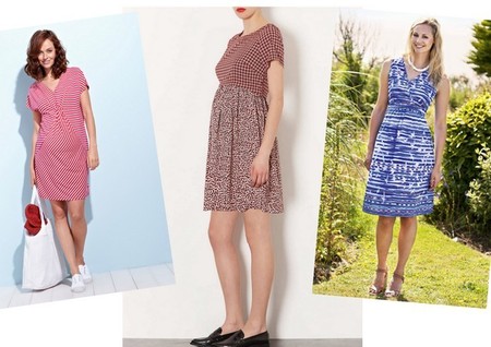 vestidos estampados premamá