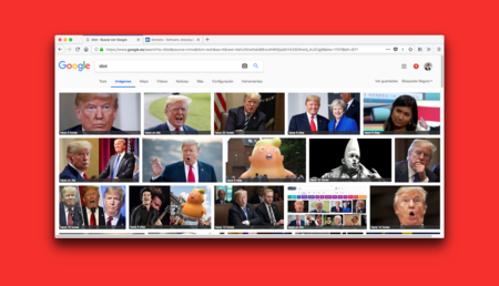 Internet lo hace de nuevo, si buscas la palabra "idiot" en Google, los resultados son fotos de Donald Trump