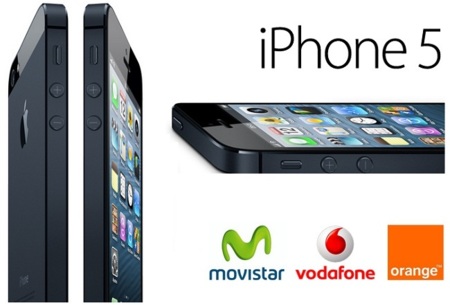 Vodafone y Orange venderán el iPhone 5 desde las 0 horas del viernes. Movistar lo hará por la mañana