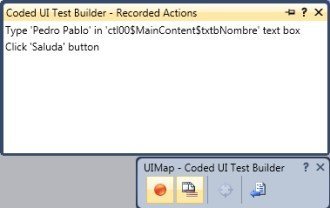 Pruebas funcionales con Coded UI Test de Visual Studio 2010