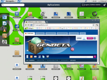 Asturix On, el entorno de escritorio basado en Web creado por un español de 16 años