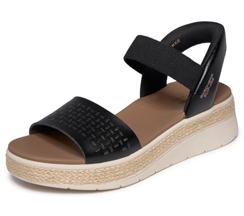 Skechers Mujer Bobs Sun Ray Step Aside Slip-In Entrenador