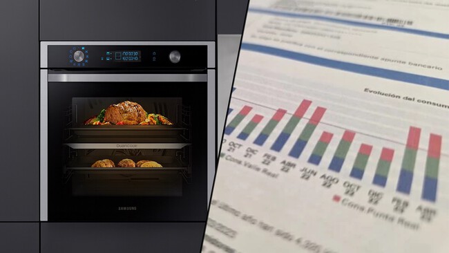 horno y factura de luz