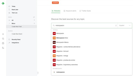 Suscribete Motorpasion Feedly 
