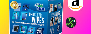 200 toallitas para limpiar la pantalla del celular y tus lentes por poco más de 1 peso cada una en Amazon 