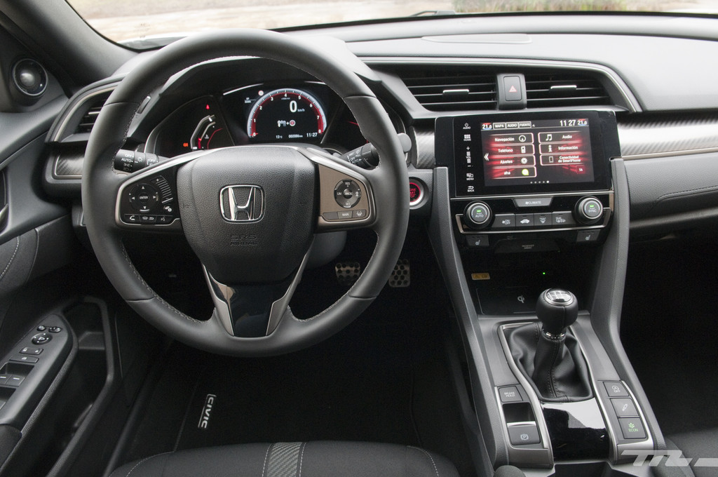 Honda Civic 2017, prueba contacto