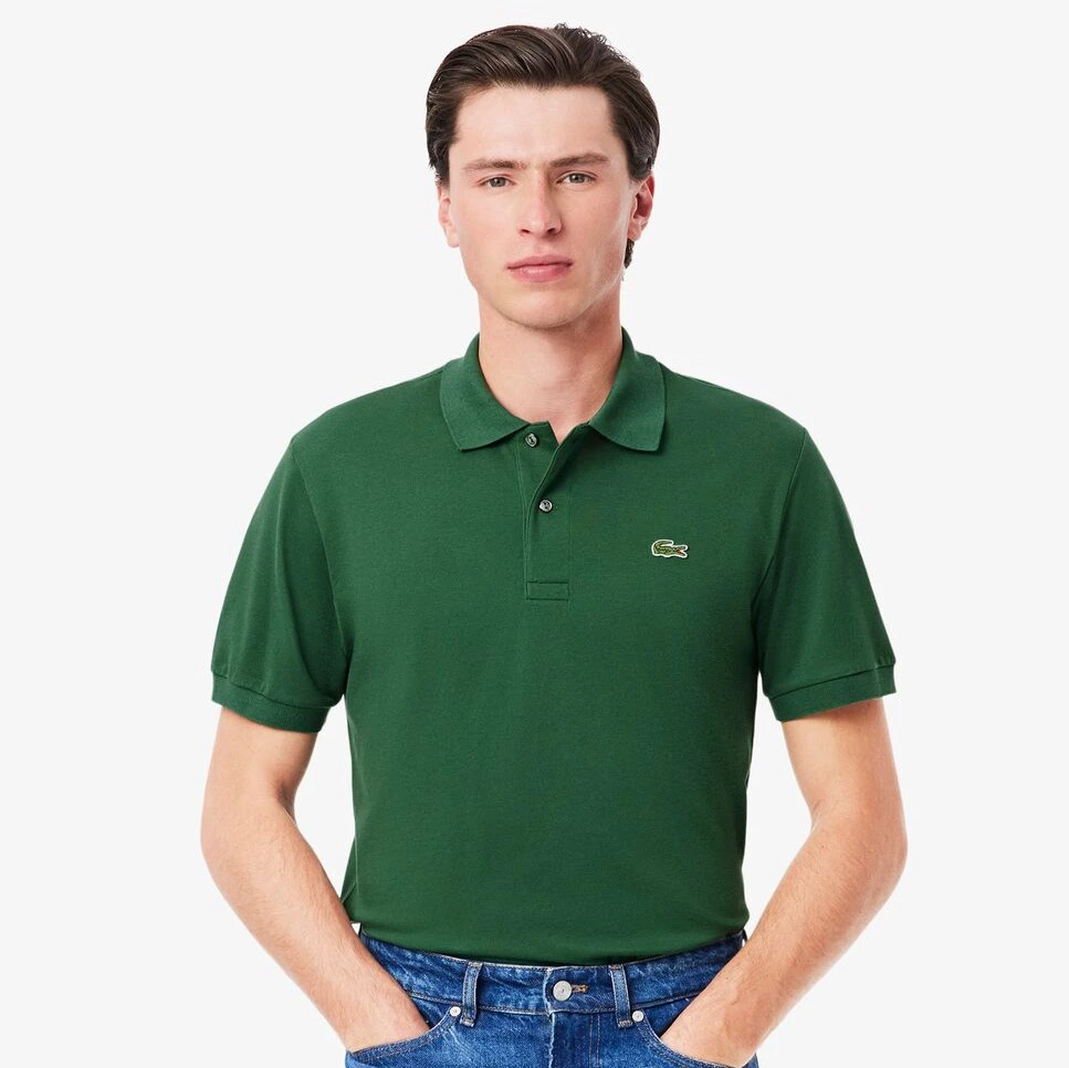 Lacoste - Polo de hombre de corte clásico de manga corta.