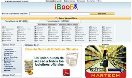 iBooF, todos los Boletines Oficiales al alcance de tu mano