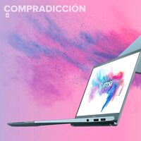 El portátil de trabajo que buscas puede ser este equilibrado gama media MSI Modern 14 B4MW-056XES que Amazon te deja por menos de 600 euros