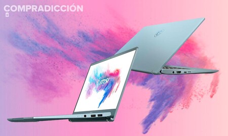 El portátil de trabajo que buscas puede ser este equilibrado gama media MSI Modern 14 B4MW-056XES que Amazon te deja por menos de 600 euros