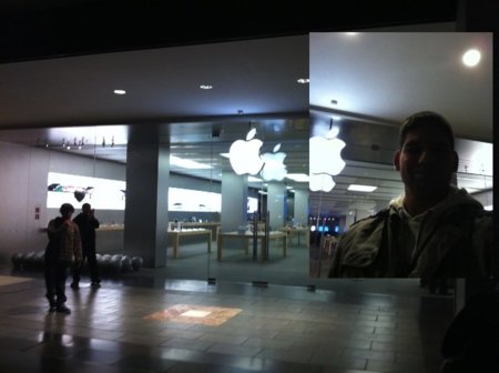Hoy es el día: imágenes desde la Apple Store de La Maquinista