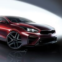 El KIA Forte 2019 está a la vuelta de la esquina y se estrena con estos bocetos