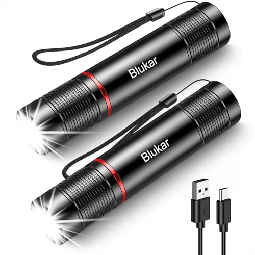 Blukar Linterna LED Recargable