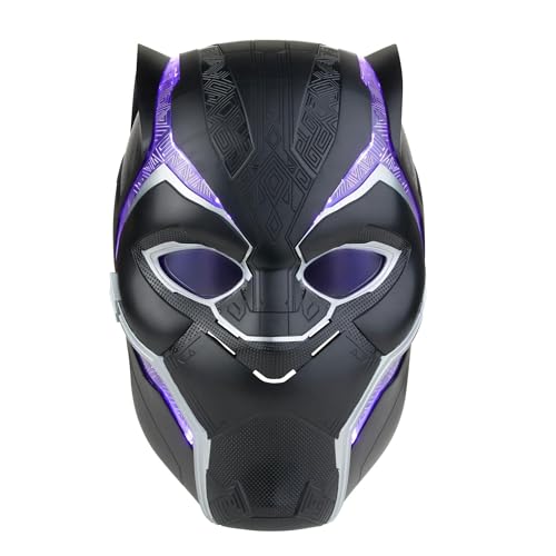 Marvel Hasbro Legends Series - Nero Panther - Casco electrónico Premium para Juego de rol - con Luces y un Visor Que se Sube y se Baja, F3453