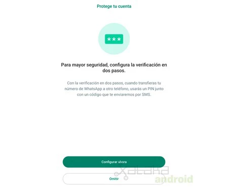 2 ステップの Whatsapp