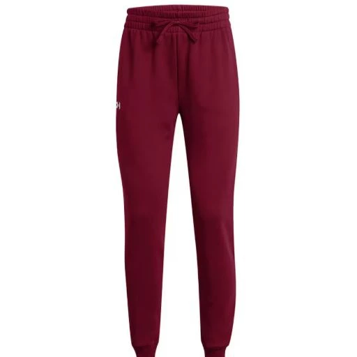 Pantalones casual de mujer Ua Rival Fleece Jogger-Red Under Armour

