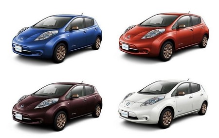 El Nissan Leaf tendrá cuatro nuevos colores para celebrar el 80 cumpleaños de la marca