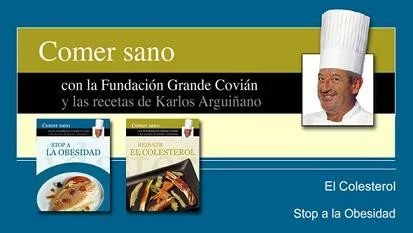 Stop a la obesidad y Reducir el colesterol, colección Comer Sano con Karlos Arguiñano
