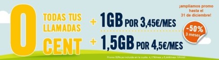 Happy Móvil extiende el 50% de descuento en tres facturas a su tarifa de 1.5 GB