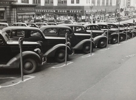Parquímetros en Omaha (Nebraska) 1938