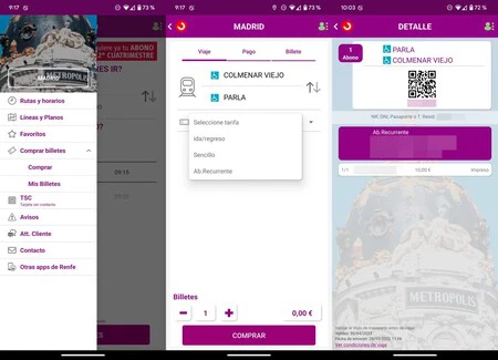 Renfeの定期購読