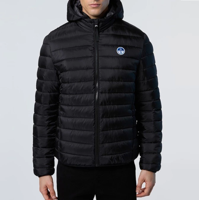 North Sails Chaqueta acolchada con capucha en ripstop hombre